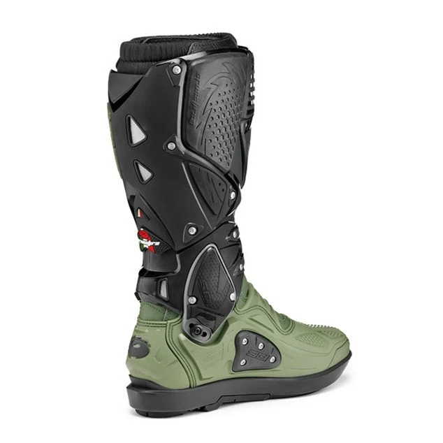 Sidi Crossfire 3 SRS Army Black Motocross Boots - Image 2