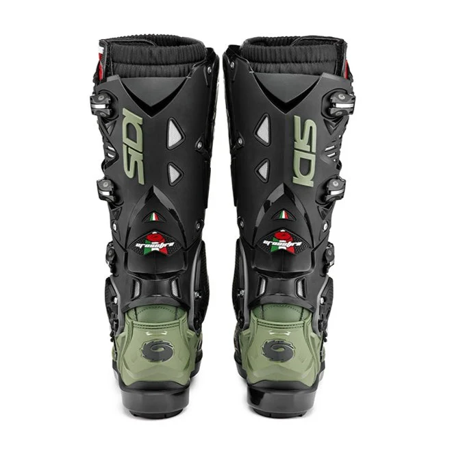 Sidi Crossfire 3 SRS Army Black Motocross Boots - Image 5