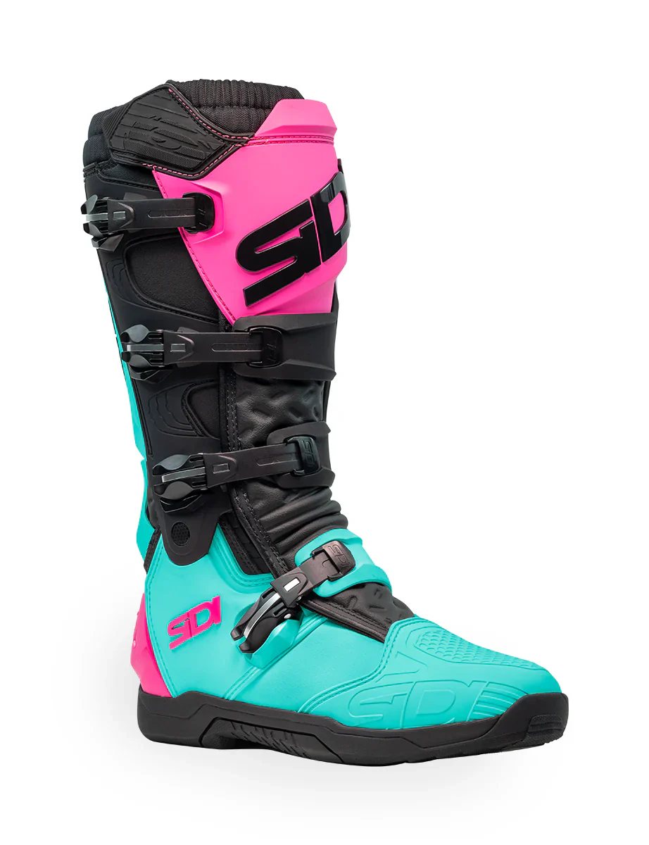 Sidi X-Power SC CE Mint Black Pink Motocross Boots - Image 2