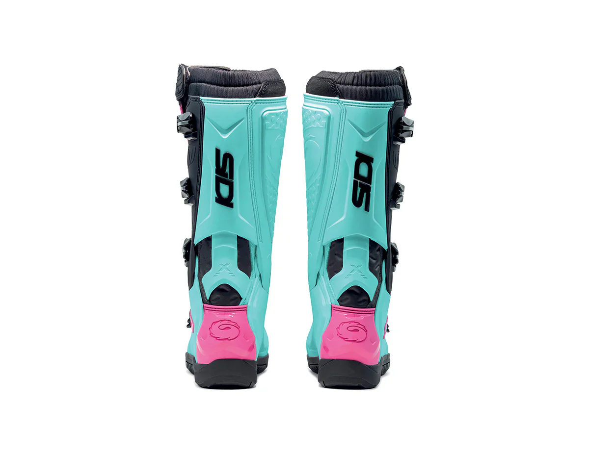Sidi X-Power SC CE Mint Black Pink Motocross Boots - Image 6