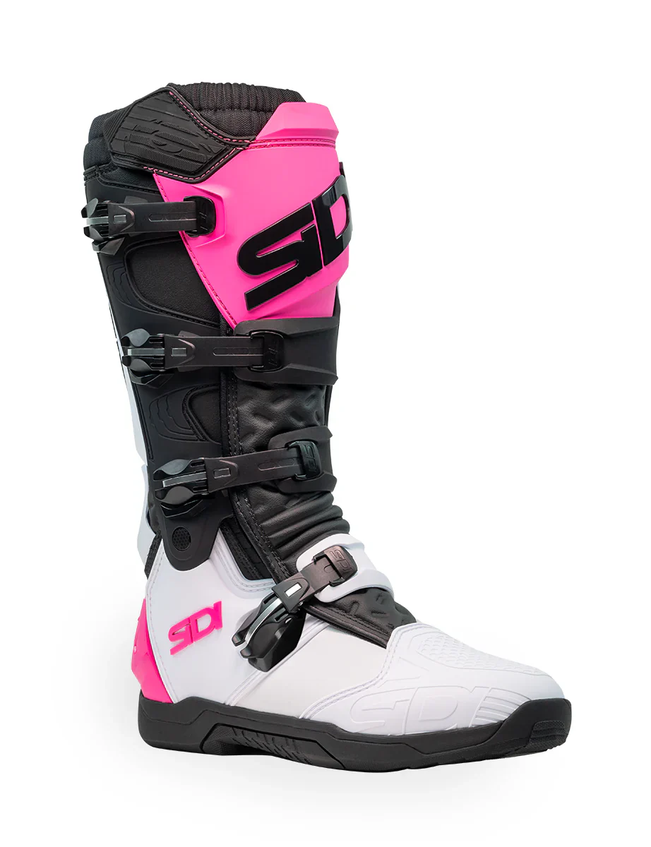 Sidi X-Power SC CE White Black Pink Motocross Boots - Image 2