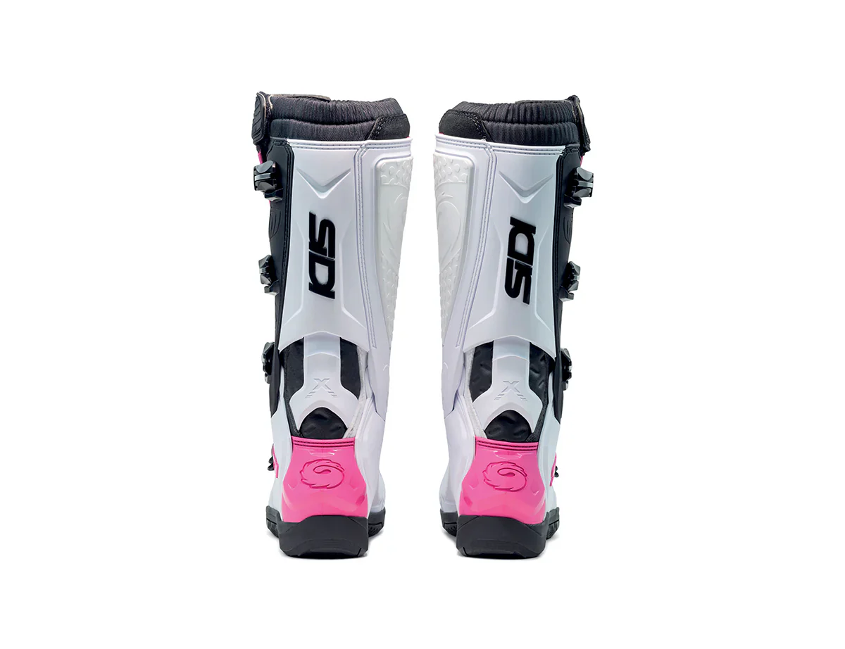 Sidi X-Power SC CE White Black Pink Motocross Boots - Image 6