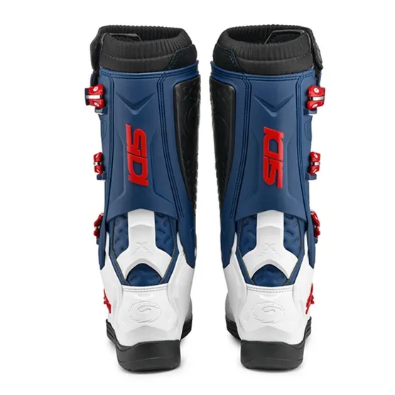 Sidi X-Power SC CE White Navy Red Motocross Boots - Image 3