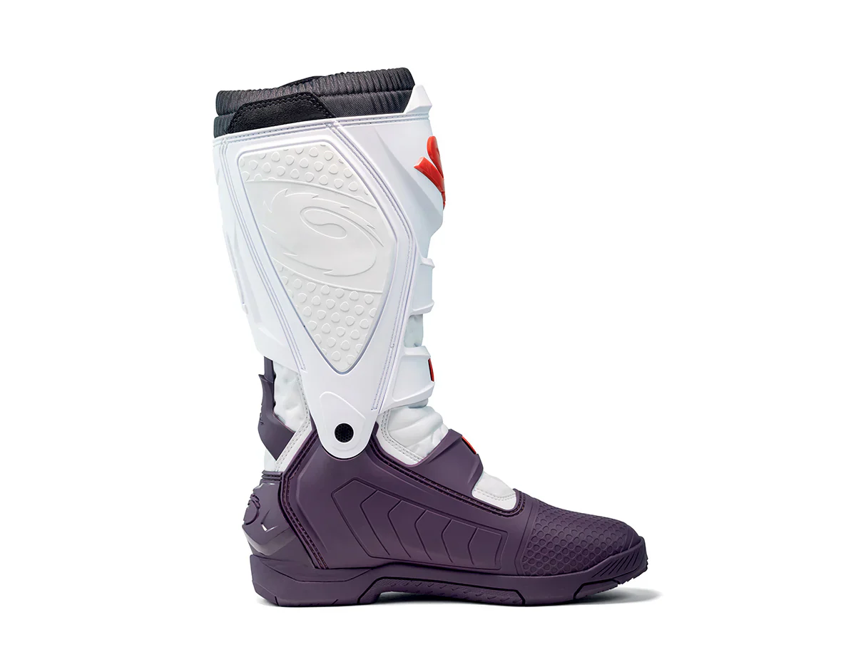 Sidi X-Power SC CE White Wine Motocross Boots - Image 4