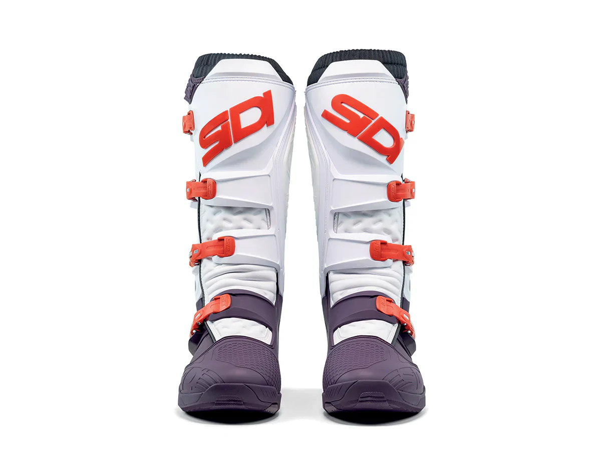 Sidi X-Power SC CE White Wine Motocross Boots - Image 5