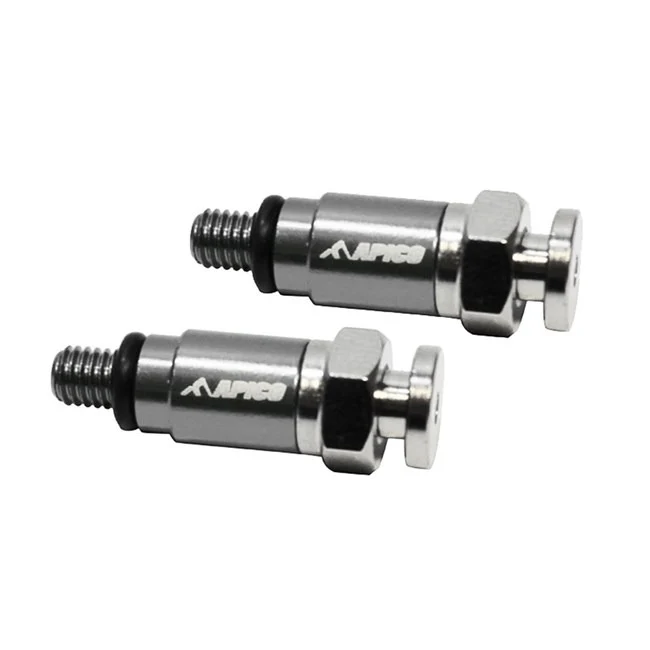 Apico Fork Bleeder Screws (M5x0.8) KYB/Showa - Silver
