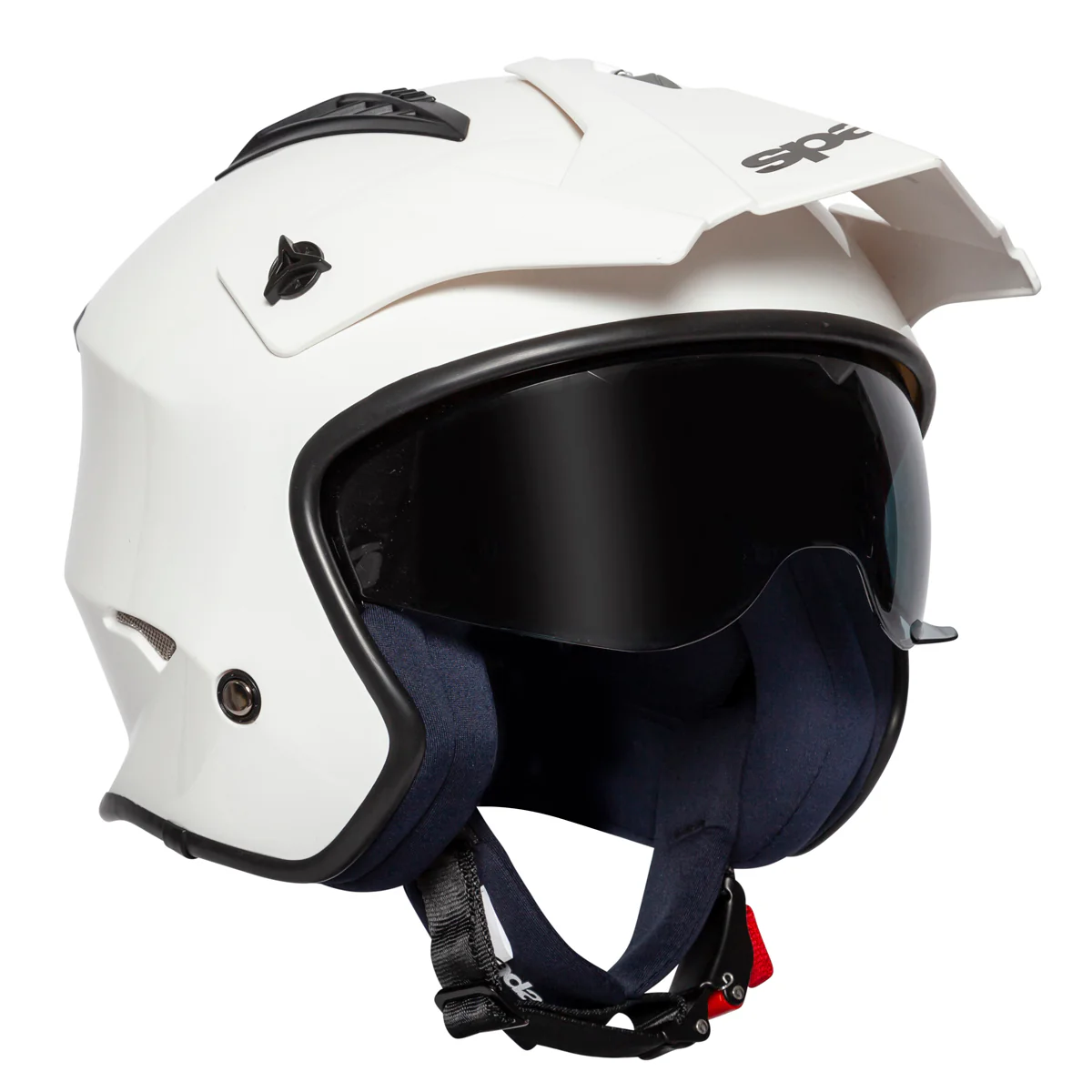 Spada Rock Trials Helmet White - Image 2
