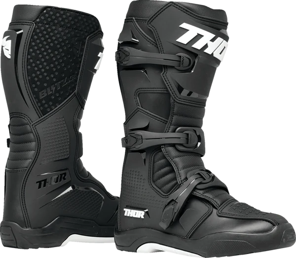 Thor Blitz XR Kids Youth Motocross Boots Black