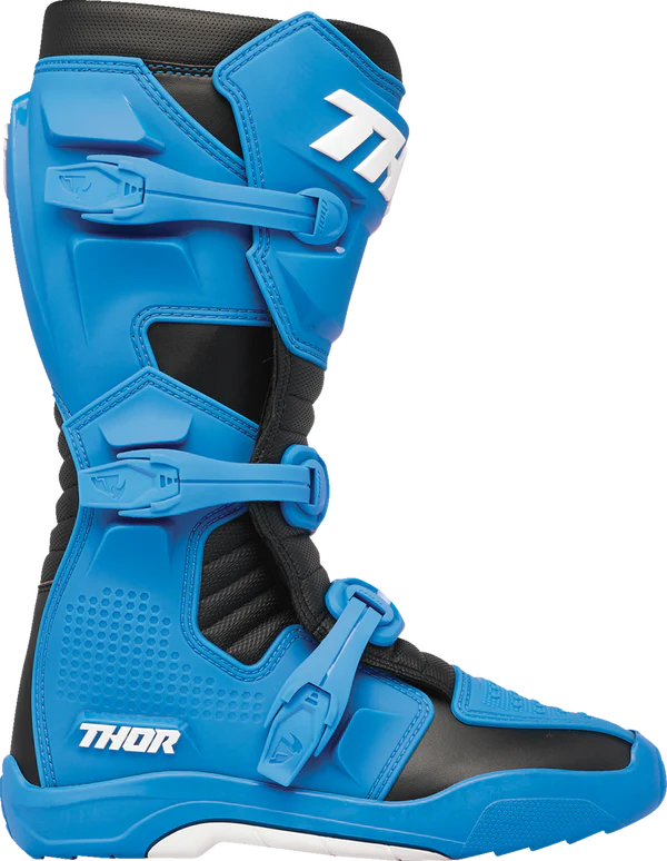 Thor Blitz XR Kids Youth Motocross Boots Blue Black - Image 2