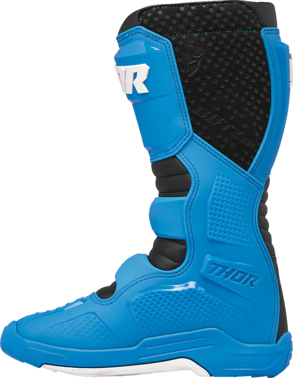Thor Blitz XR Kids Youth Motocross Boots Blue Black - Image 3