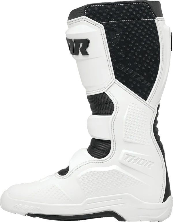 Thor Blitz XR White Motocross Boots - Image 2