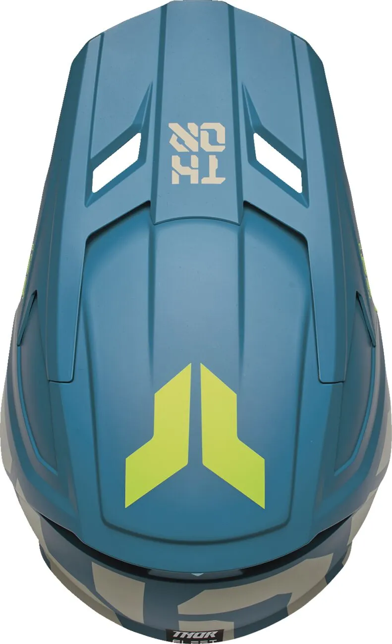Thor Fleet Youth Helmet - Forge Blue - Image 4