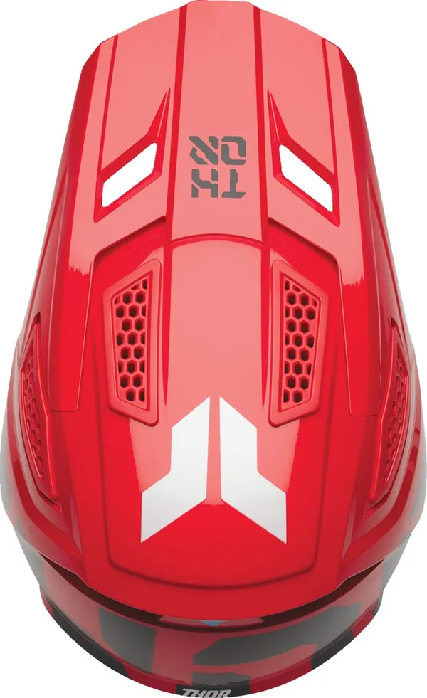 Thor Fleet Youth Helmet - Forge Red - Image 4