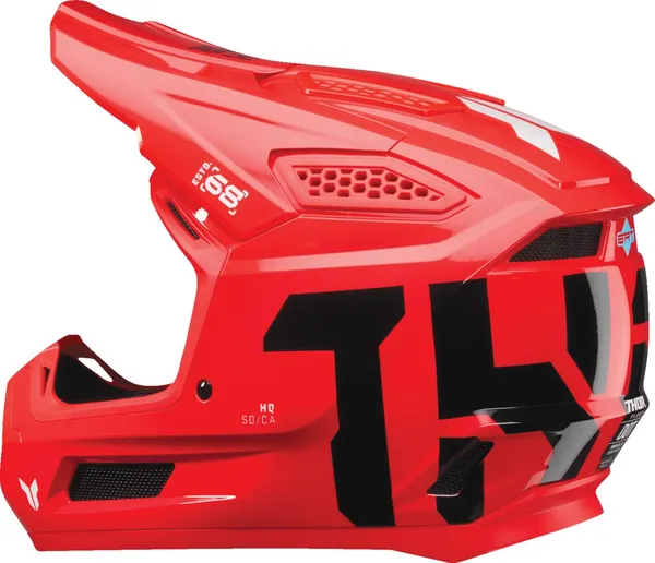 Thor Fleet Youth Helmet - Forge Red - Image 5