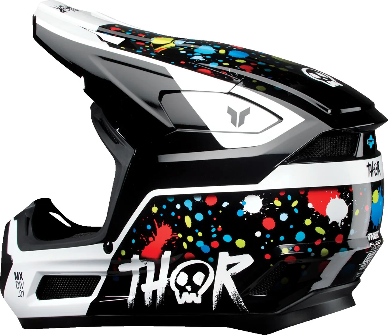 Thor Fleet Youth Helmet - Splat - Image 3