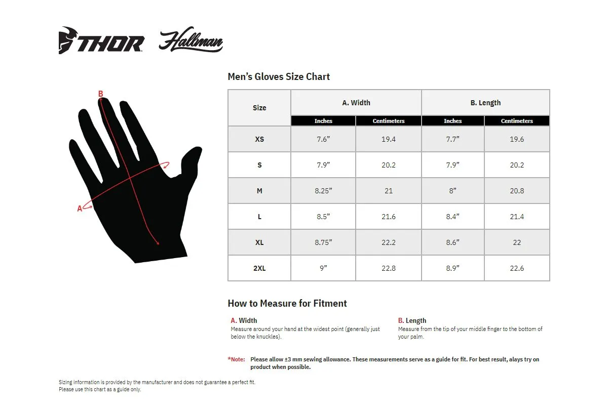 Thor Glove Terrain Black Charcoal - Image 5