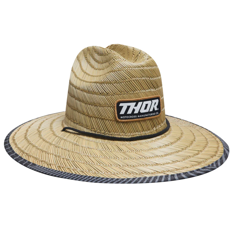 Thor Branded Straw Beach Hat - Image 2