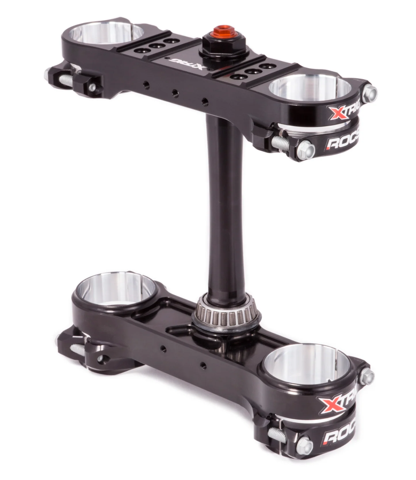 XTrig ROCS Pro Triple Clamp Set Husqvarna - Black