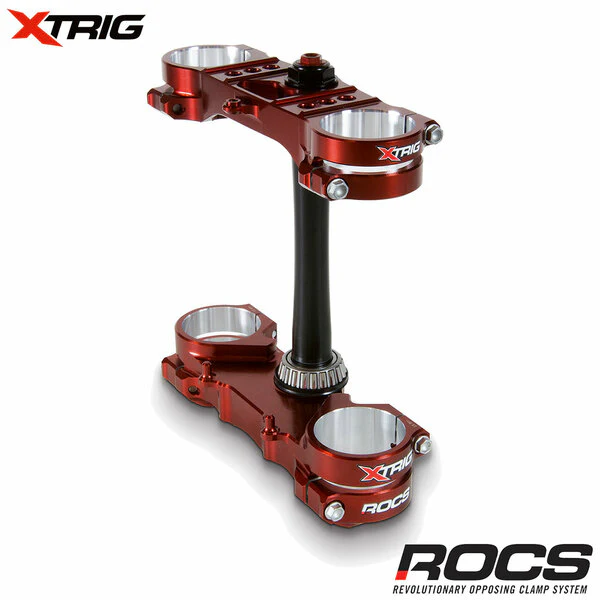 XTrig ROCS Pro Triple Clamp Set Husqvarna - Bronze - Image 2