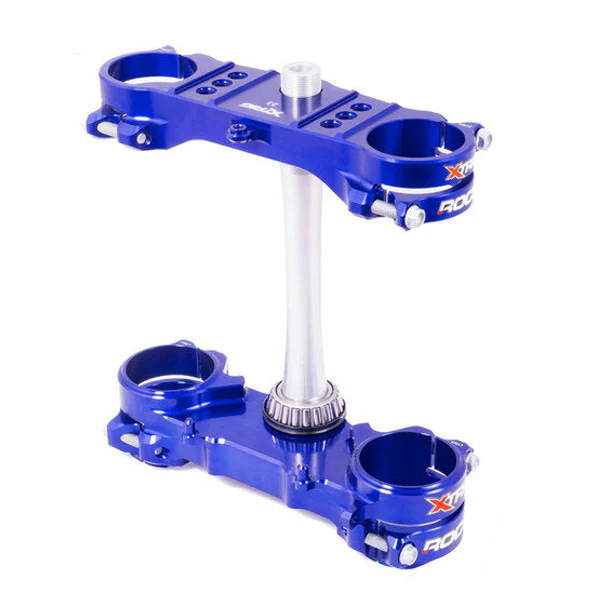 XTrig ROCS Tech Triple Clamp Set Sherco - Blue